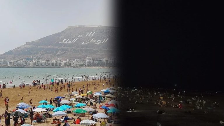 حر أكادير يدفع الساكنة لغزو الشواطئ تحت ضوء القمر