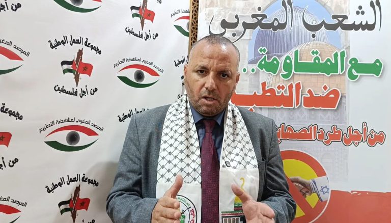 خطير..داعشي من البيجيدي الموقع على التطبيع يهدد بإستهداف الدولة وأمن المغاربة بسبب غزة